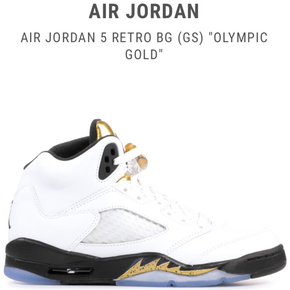 Air Jordan 5 Retro “Olympic Gold”